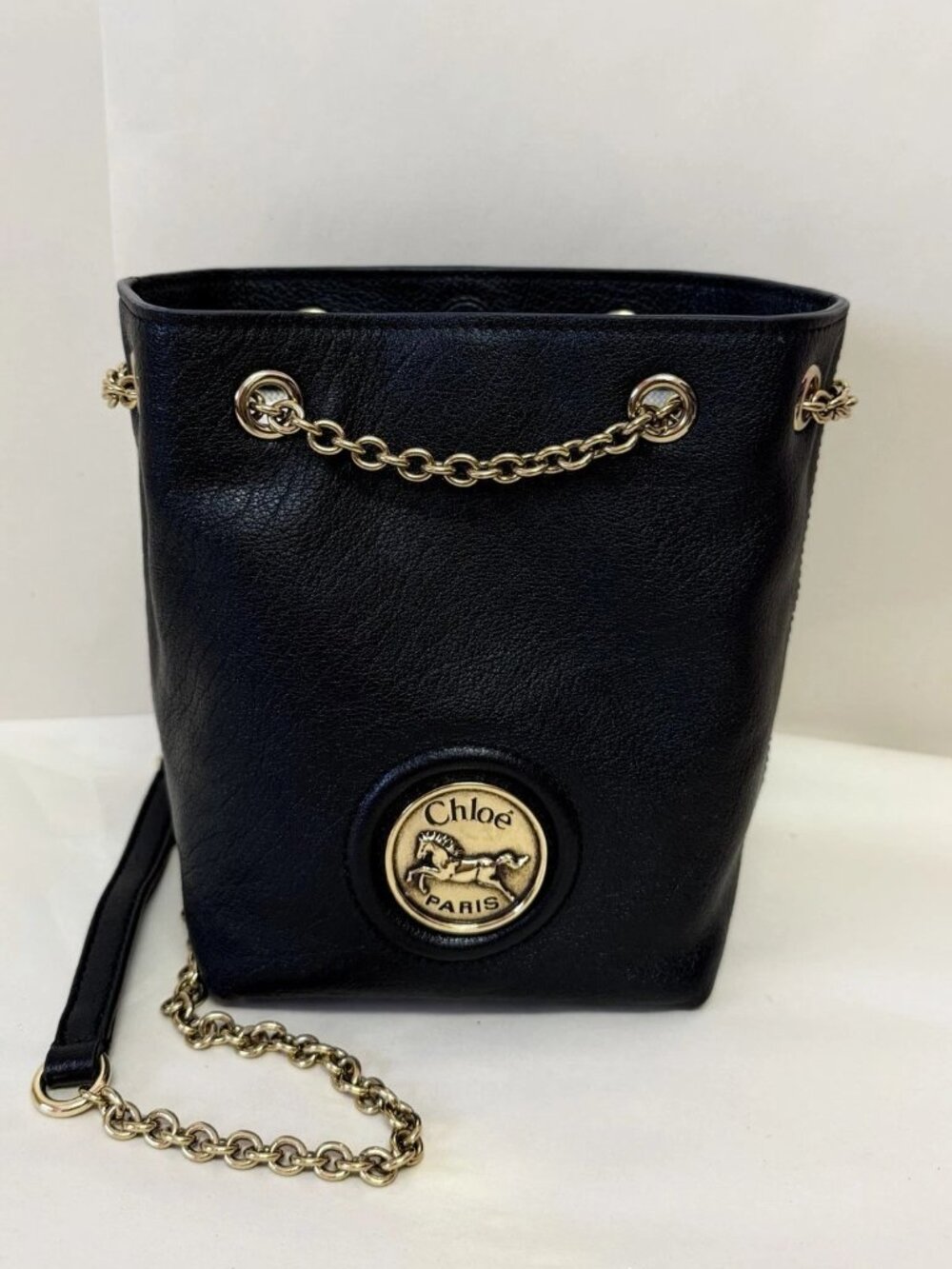 Chloé Horse Medal Bucket Bag